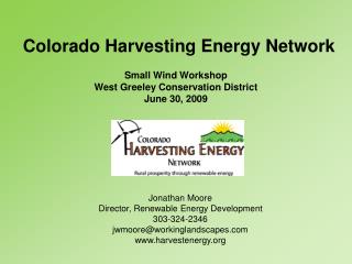 Colorado Harvesting Energy Network