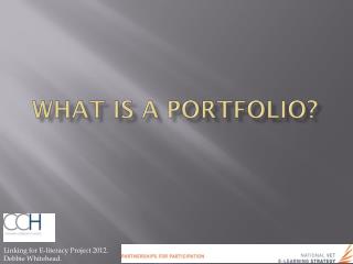 What is a Portfolio ?