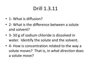 Drill 1.3.11