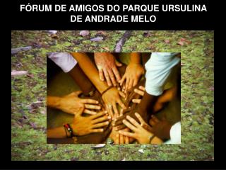 FÓRUM DE AMIGOS DO PARQUE URSULINA DE ANDRADE MELO