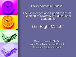 PASA Women’s Caucus