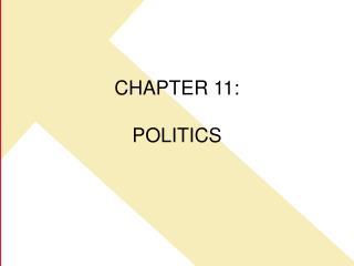 CHAPTER 11: POLITICS