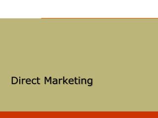 Direct Marketing
