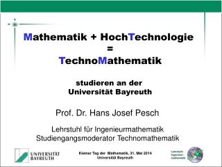 Prof. Dr. Hans Josef Pesch