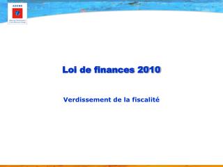 Loi de finances 2010