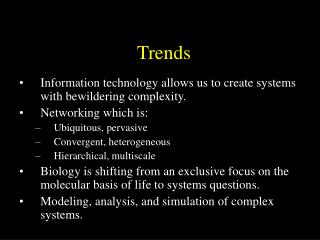 Trends