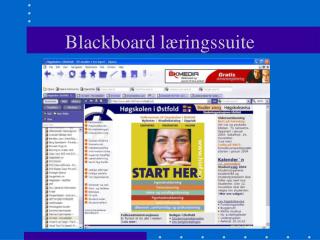 Blackboard læringssuite