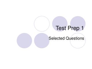 Test Prep 1