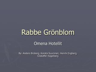 Rabbe Grönblom