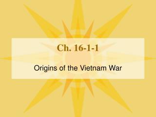 Ch. 16-1-1