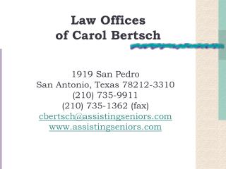 Law Offices of Carol Bertsch
