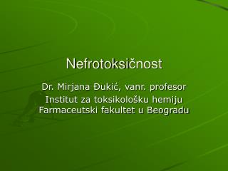 N efrotoksi čnost