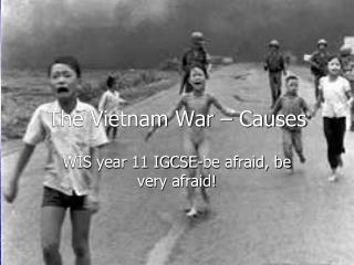 The Vietnam War – Causes