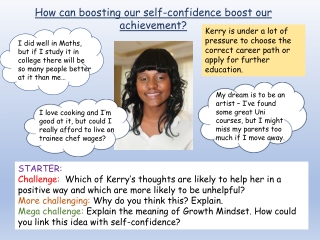 How can boosting our self-confidence boost our achievement?