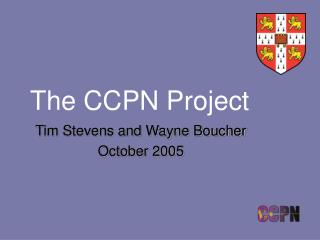 The CCPN Project