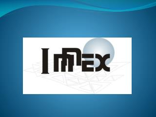 INDUSTRÍA MANUFACTURERA , MAQUILADORA Y DE SERVICIOS DE EXPORTACIÓN ( IMMEX)