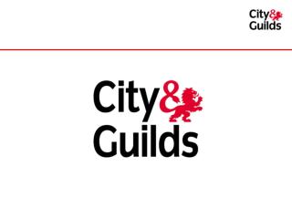 City &amp; Guilds – 12 8 years young!