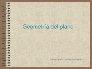 Geometría del plano