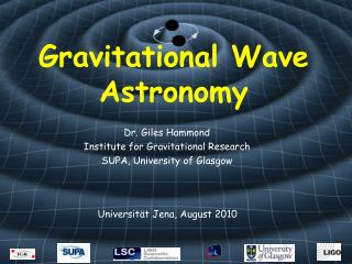 Gravitational Wave Astronomy