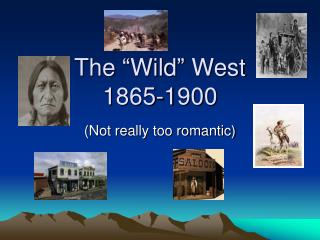 The “Wild” West 1865-1900