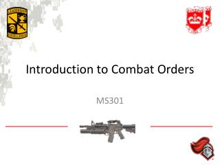 Introduction to Combat Orders