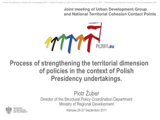 Joint meeting of Urban Development Group and National Territorial Cohesion Contact Points
