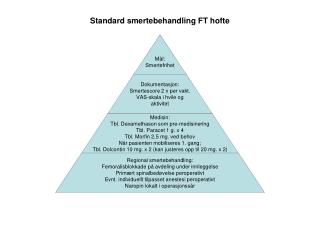 Standard smertebehandling FT hofte