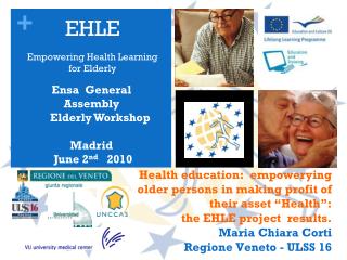 EHLE Empowering Health Learning for Elderly