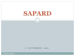 SAPARD