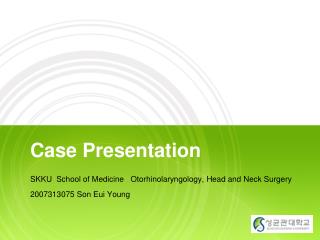 Case Presentation