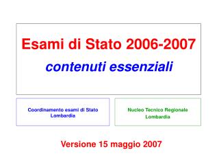Nucleo Tecnico Regionale Lombardia