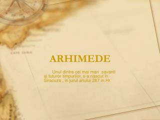 ARHIMEDE