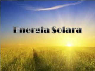 Energia Solara