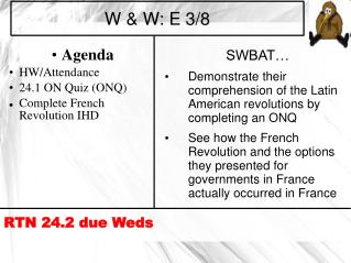 W &amp; W: E 3/8