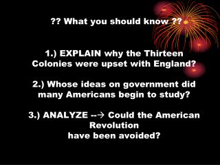 American Revolution