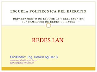 ESCUELA POLITECNICA DEL EJERCITO DEPARTAMENTO DE ELECTRICA Y ELECTRONICA