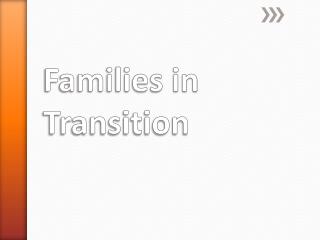 Families in Transition