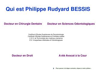 Qui est Philippe Rudyard BESSIS