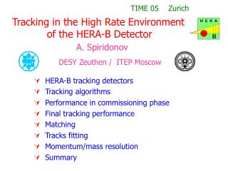Tracking in the High Rate Environment of the HERA-B Detector