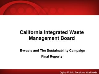 eRecycle Campaign