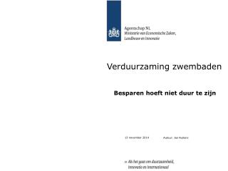 Verduurzaming zwembaden