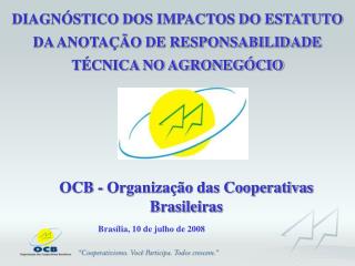 DIAGNÓSTICO DOS IMPACTOS DO ESTATUTO DA ANOTAÇÃO DE RESPONSABILIDADE TÉCNICA NO AGRONEGÓCIO