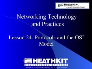 Lesson 24. Protocols and the OSI Model