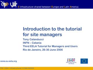 Introduction to the tutorial for site managers