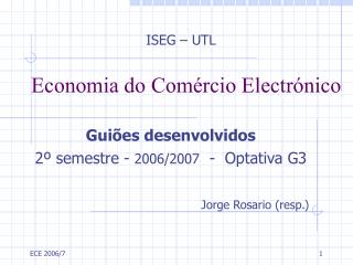 Economia do Comércio Electrónico