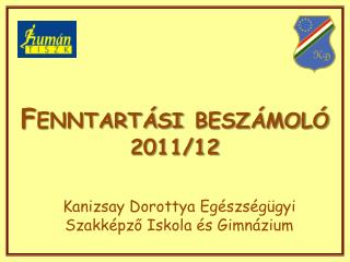 Fenntartási beszámoló 2011/12