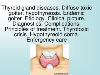 Structure and location of thyroid gland