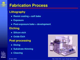 Fabrication Process