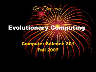 Evolutionary Computing