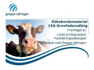 Köksbordsmaterial 15A Grovfoderodling